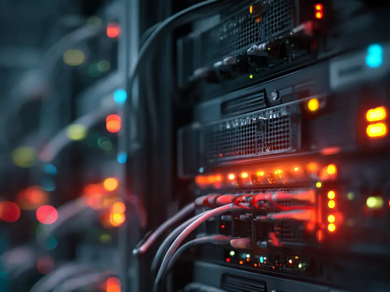 visualization of server equipment running cdn